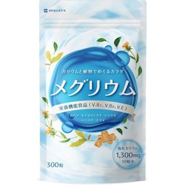 Equilis Potassium Hihatsu Vegetable Ingredient 300 Tablets 1 / 에퀄리스 칼륨 히하츠 식물성분 300정 1개
