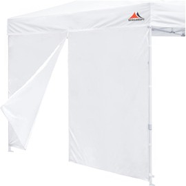 Door for 12x12 Canopy Frame One Central Zipper Design for Easy Entry and Exit,1 Pack Canopy Door Only,White