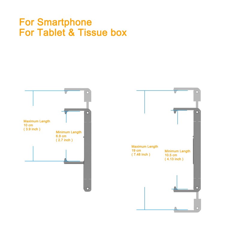 Tissue Box Holder, TFY Kitchen Wall Mount Compatible with Facial