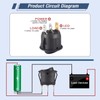 VEXUNGA Round Rocker Switch 3-Pin Rocker Switch Illuminated 6A 250V