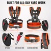 Adjustable Double Shoulder Strap Lawn Mower Harness – Trimmer Shoulder
