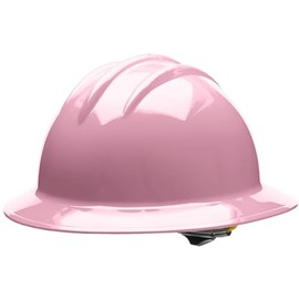 Bullard 3-Rib C34 Full Brim Safety Hard Hat with Spacious Shell, 6-Point Ratchet Suspension, and Cotton Brow Pad