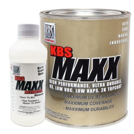 KBS MAXX Clear Quart Flat - UV Stable 2K Durable Clear Coat Paint