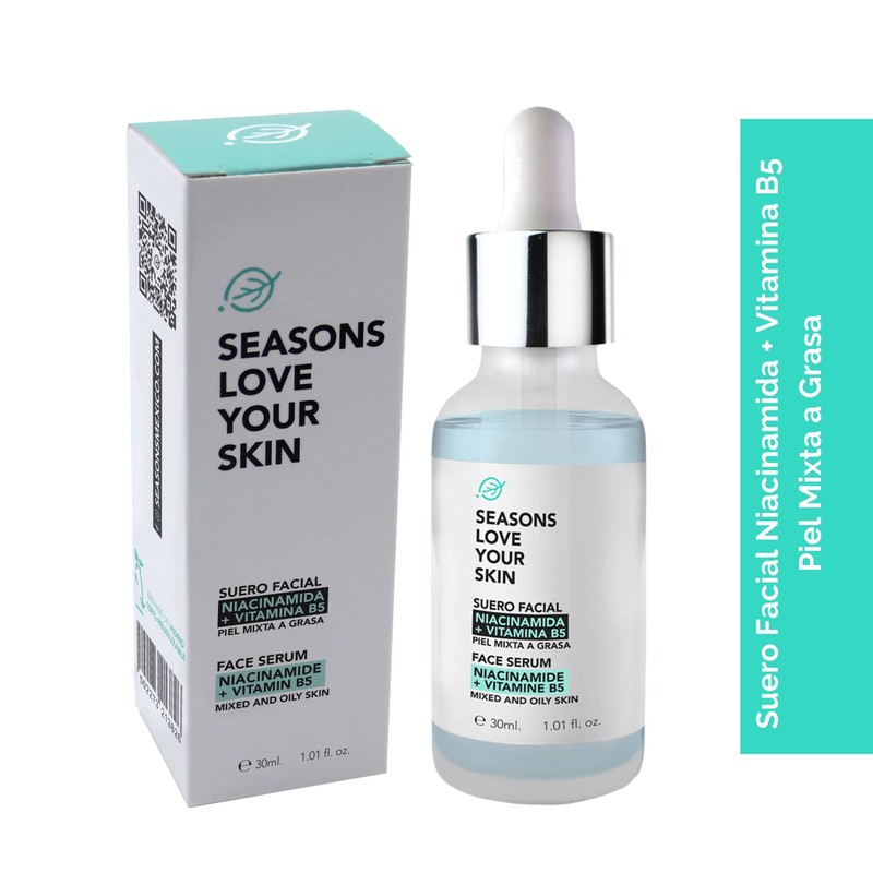Seasons Love Your Skin Serum Facial Niacinamida + Vitamina B5
