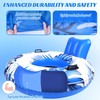 PAFOLO Pool Float, 56" Inflatable River Tube, Heavy Duty River