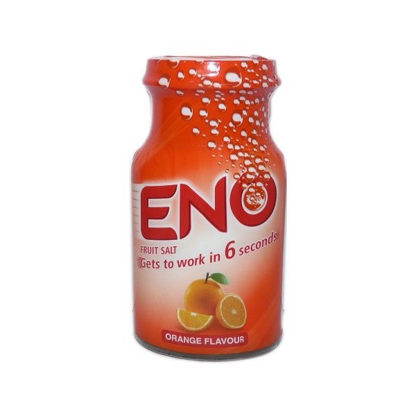 ENO Fruit Salt Sparkling Antacid Original 100g (Orange Flavour, 6 Pack)