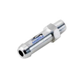 RADREPLA Universal Aluminum Radiator Overflow Nipple Barb Fitting Hose Connector 1/16" NPT (Each), 1PC