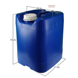 API Kirk Blue 5 Gallon Samson Stacker Water Storage, Sturdy, Stackable