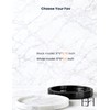EXCHUES Marble Tray - 6" Jewelry Dish & Vanity Decor,