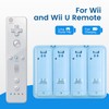 Upgraded Wii Remote Battery Charger Station, Covanm 4 Port Wii