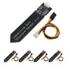 Fasizi 5pcs Capacitive Soil Moisture Sensor Corrosion Resistant for Arduino