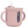 Silicone Sippy Cups Double Handles Lightweight Toddler Training Cup with