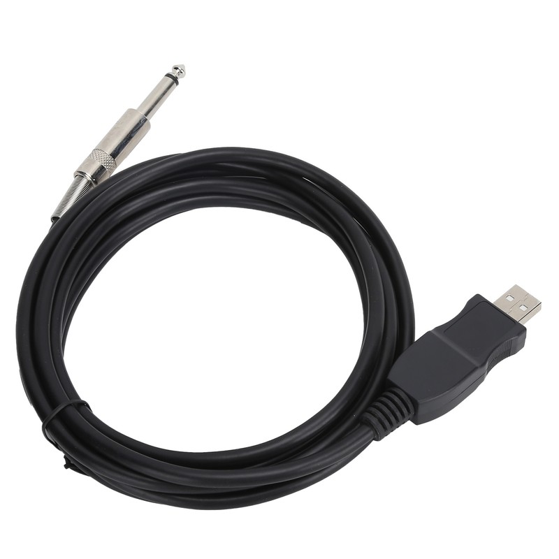 Guitar USB Cable 3 Meters Compatible with The Computer Connection