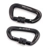 TITECOUGO Screw-Lock Carabiner, Load Capacity 2,697.7 lbf, Aluminum Alloy, D-Ring,