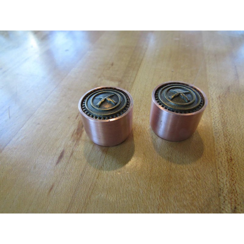 Unbranded Copper Cross rifles volume/tone guitar knobs