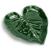 Leaf Ceramic Spoon Rest,Leaf Shaped Decorative Utensil Holder for Gift