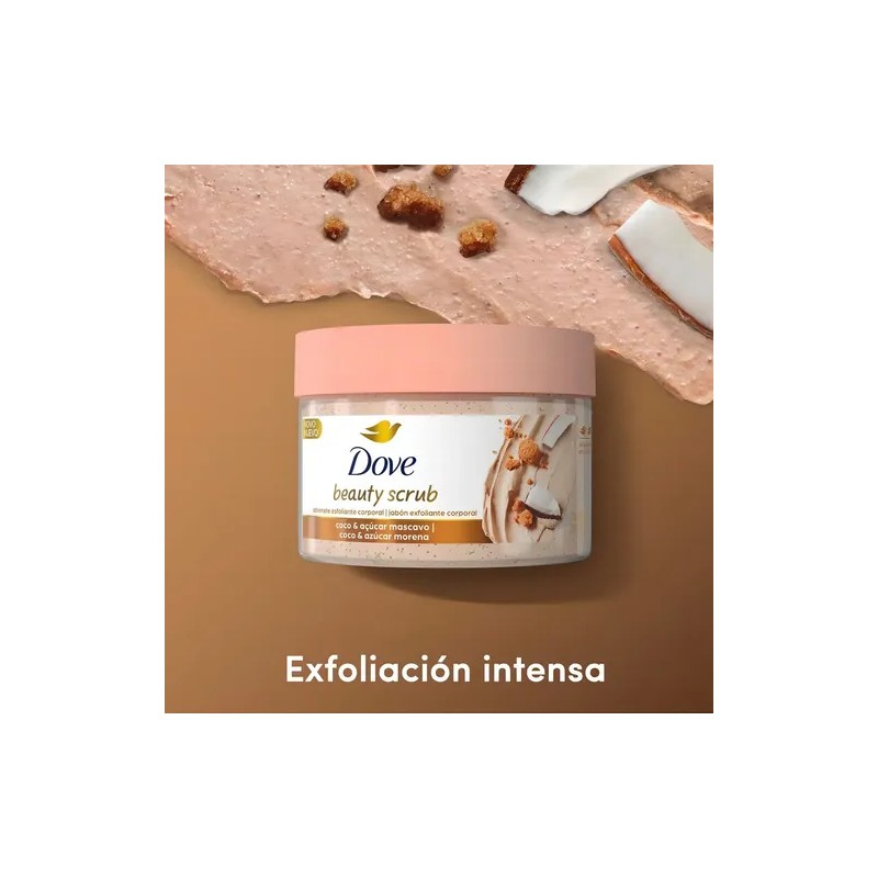 Dove Scrub Exfoliante Corporal Coco Y Azúcar Morena 160g Coco