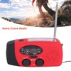 QQT088 ABS Solar Energy Emergency Multifunction Hand Crank Radio Support