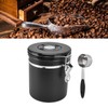 Airtight Coffee Canister Storage Jar Date Tracker CO2 Release Valve