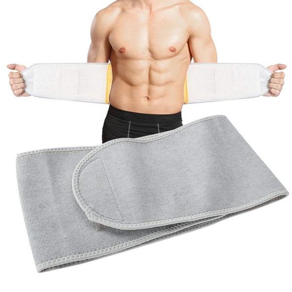 Kireina Warm Waist Belt, Waist Warmer Waist Support Waist Cutter Clip Heat Therapy Wrap for Lumbar Pain Relief Back (M)