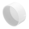 sourcing map PVC Pipe End Cap Fitting 4 Inch Plug