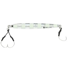Palms MG-530 SCL-30 Metal Jig, Long 4.1 inches (105 mm), 1.1 oz (30 g), Zebra Glow