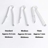 BTE Earmold Pre Bent Hearing Aid Tubes 5pcs Thick Wall