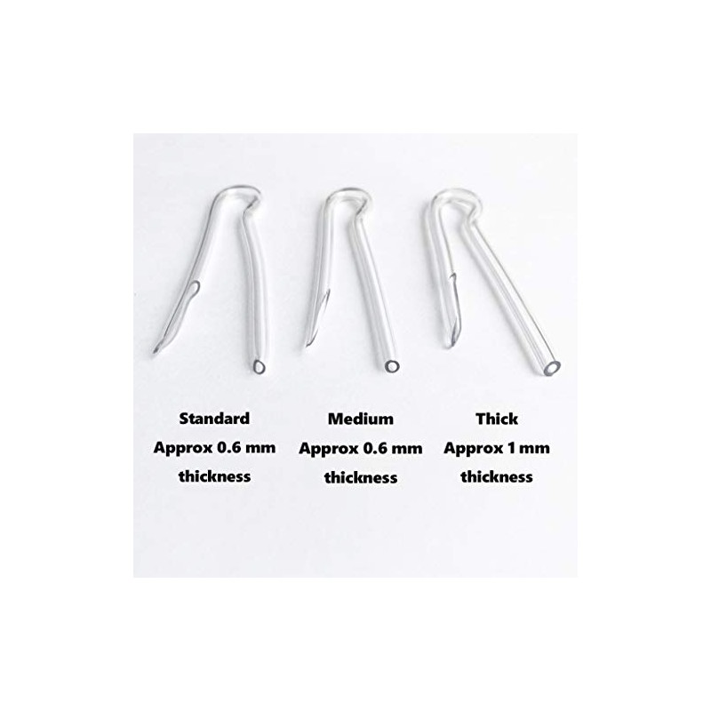 BTE Earmold Pre Bent Hearing Aid Tubes 5pcs Thick Wall