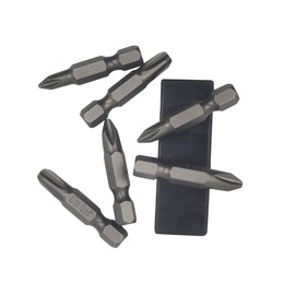 Yrsssa 6Pcs 35mm JIS Screwdriver Bit Set with Magnetic Tip, 1/4 Hex Shank, S2 Alloy Steel & 6-Slot Storage Strip C Perfect for Japanese Motorcycles, Cars, Bicycles, and Equipment (JIS #3x6)