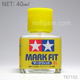 Tamiya 87102 Mark Fit 40ml Decal Fluid / 타미야 87102 마크핏 Mark Fit 40ml 데칼 유연제
