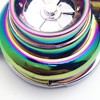 Metal Turbocharging Keychains LED Light Sound Colorful Zinc Alloy Turbine