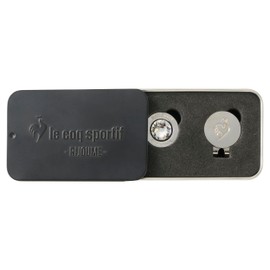 Coq Sportif QQCXJX52 Marker, Canned Clip, Gift, Present, Crystal, Pearl, Golf, SV00 (silver)