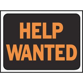 Help Wanted Sign [Set of 10]