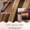 SEGO Clip in Hair Extensions for Women, 100% Remy Human