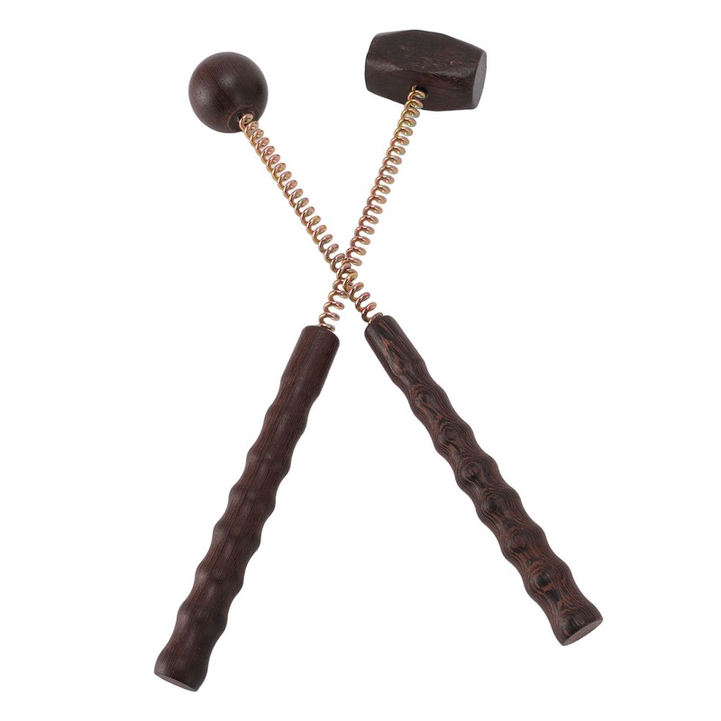 2pcs Percussion Ball Hammer Massager Chicken Wings Wood Reduce Fatigue