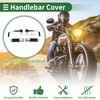 X AUTOHAUX 7/8" 22mm 15/16" 24mm Motorcycle Hand Grips Cover