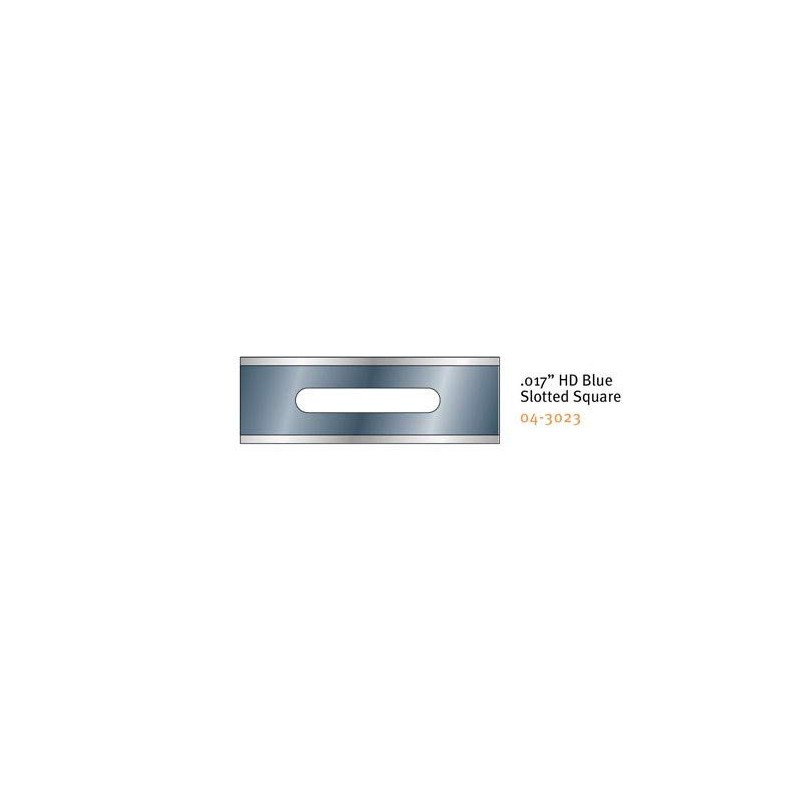 Square Corner Slotted Carpet Blades