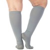Mojo Compression Socks Small Grey Knee-High Support Hose - 20-30mmHg