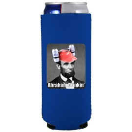 Abraham Drinkin Slim Can Coolie Royal Blue