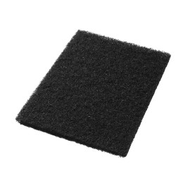 Medline Floor Pad, Stripping, Black, 14" x 20", Case of 5