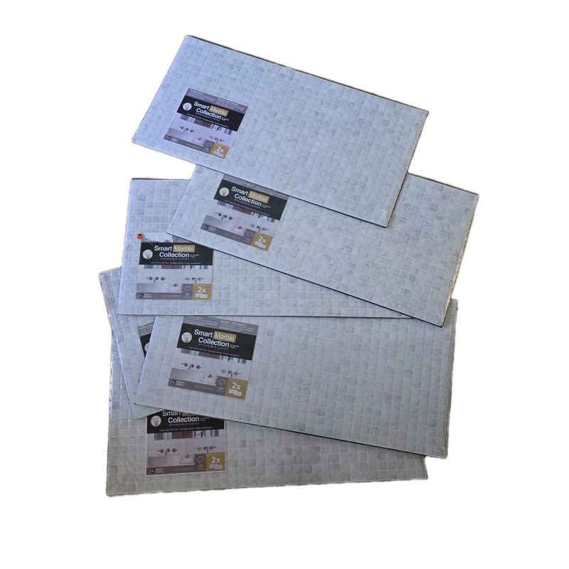 Smart Tiles XL Glossy Peel & Stick 3D Tile Backsplash