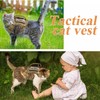 Tactical Cat Harness and Leash Set for Walking Escape Proof
