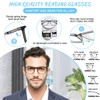 OCCI CHIARI Mens Progressive Multifocus Reading Glasses Transition Bifocal Readers(+300)