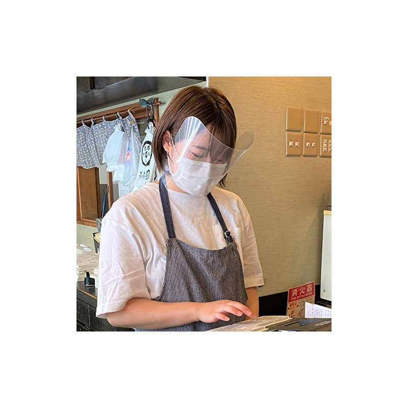 2-Way Face Shield, Set of 5, For Splashing Infections, Splashing