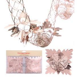 Christmas Concepts® Pack Of 2 9ft Foil Garland Festive Hanging Decorations - Christmas Decorations (Rose Gold)