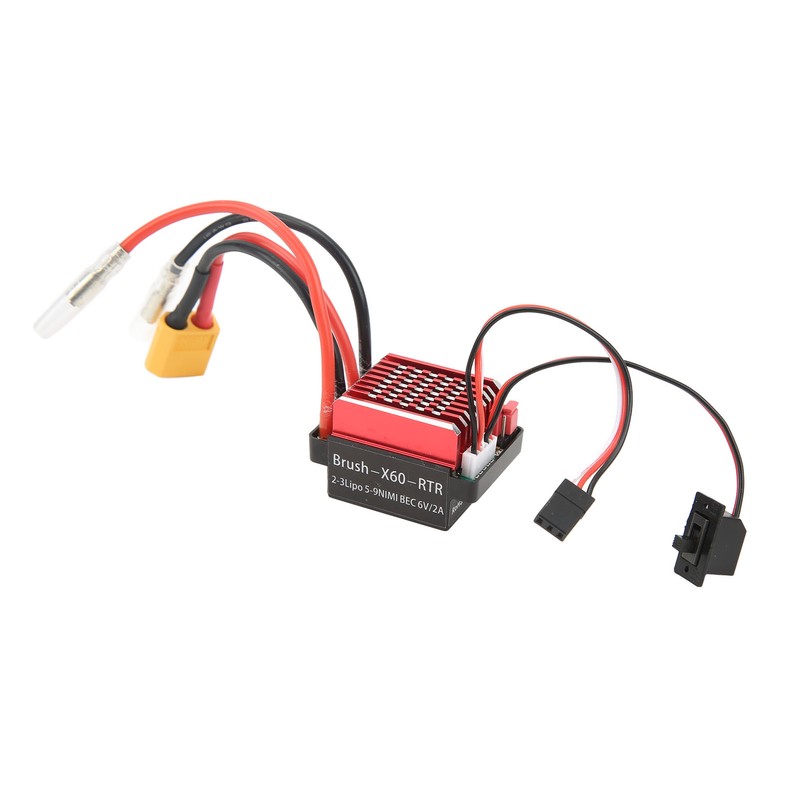 60A Brushed ESC XT60 Plug 6V 2A BEC Output 1/10