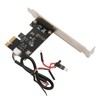 Computer Power Reset Switch PCIE Card Precise Control Thickened Gold