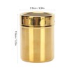 Powder Shaker Stainless Steel Rust Resistance Gold Fine Mesh Powder