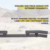 KUAFU Rear Dual Tube bumper Compatible with 1997-2006 Jeep Wrangler