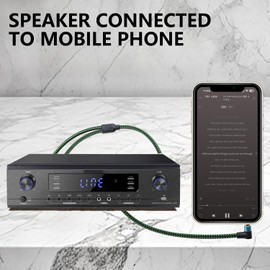 RIIEYOCA 90 Degrees Right Angle 3.5mm to 2 RCA Cable 3FT,2RCA Male to 3.5mm TRS Male Stereo Y Splitter Adapter for Smartphone, Speaker, MP3, Tablet & More (1M)